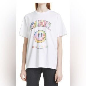 GANNI Have a Nice Day Graphic Tee (S)